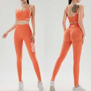 Mallas atléticas sin costuras para levantar la cadera, cintura alta, para correr, ajustadas, para gimnasio, entrenamiento, Fitness, Yoga, mallas para mujer - Product Image 2