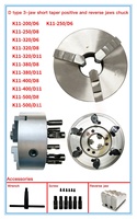 Mandrin à 3 mors de type D à cône court K11-200/K11-250/K11-315/K11-325/K11-400/K11-500 pour tour et fraiseuse en acier