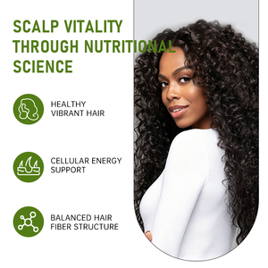 Suplementos Herbales <span class=keywords><strong>para</strong></span> el Cabello con Certificación OEM ODM YVIP CGMP, Fórmula <span class=keywords><strong>para</strong></span> el Crecimiento <span class=keywords><strong>del</strong></span> Cabello, Contra <span class=keywords><strong>la</strong></span> Caída <span class=keywords><strong>del</strong></span> Cabello y <span class=keywords><strong>para</strong></span> Nutrir el Cuero Cabelludo, 60 Píldoras <span class=keywords><strong>para</strong></span> Personas de Cabello Negro - Product Image 2