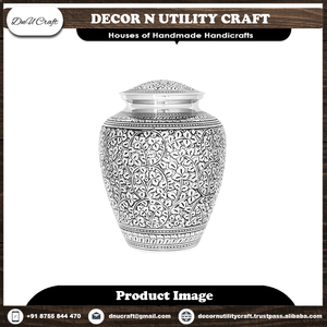 Stainless Steel Pet <b>Urn</b> Teardrop Shape Airtight Always in My Heart Paw Print Design for Dogs - Product Image 4