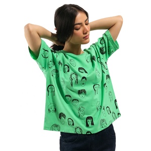 เสื้อยืดสตรีทผ้านุ่มคุณภาพสูงเสื้อโอเวอร์ไซส์สำหรับผู้หญิงขายส่ง - Product Image 2