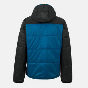 Veste matelassée imperméable chaude pour homme, hiver, impression de logo personnalisée, doudoune, veste à capuche coupe-vent, streetwear - Product Image 3