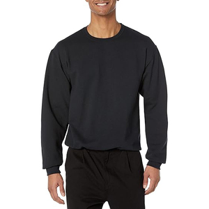 Sweat-shirt polaire à col rond pour homme, 100 % coton, manches longues, avec logo personnalisé, fournisseur en gros, couleur personnalisée, marque privée - Product Image 2