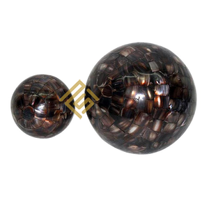 Diseño antiguo Venta al por mayor Bola de decoración de metal Nuevo diseño 2025 Accesorios Decoración Colorido Moderno Hogar de lujo de alta calidad - Product Image 4