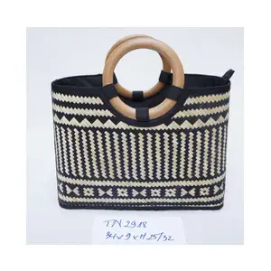 NEW DESIGN Natural SEAGRASS Handbag High Quality Made FOR SHOPPING BAG in Vietnam WITH LOW PRICE