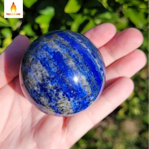 Wholesale Lot Natural Crystals Healing Gemstone Lapis Lazuli Sphere Hand <b>Craft</b> Stone Home Decor Christmas Gifts Jewelry Making - Product Image 5