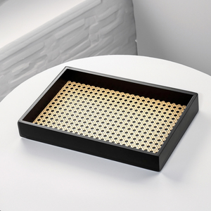 Khay phục vụ Việt Nam cao cấp, làm thủ công, đế tre với chất liệu mây đan thân thiện với môi trường, dùng cho nội thất nhà ở và khách sạn - SS2013 - Product Image 2