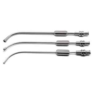 Instrumentos quirúrgicos Ent Frazier Tubo de succión 8fr 2,6 MM 18cm Tubo de succión abdominal Poole de acero inoxidable Parte superior quirúrgica de nuestro producto - Product Image 1