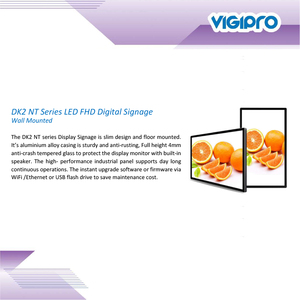 Soporte de suelo Full LED HD para carteles digitales, reproductor multimedia para publicidad, DK2 FHD, 32 pulgadas - Product Image 2