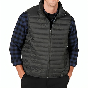 Chaqueta acolchada de diseño personalizado de alta calidad para senderismo de invierno Bolsillo largo con cremallera High Street ODM Supply para exteriores en blanco - Product Image 1