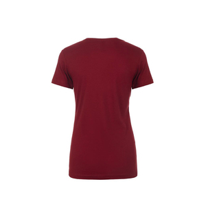 Camiseta de manga corta para mujer estilo OEM, el mejor diseño de algodón/poliéster ajustado para el verano - Product Image 6