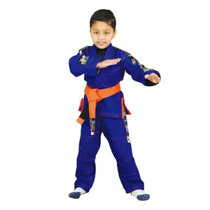 Kimono de Jiu Jitsu Brasileño para Niños con Logotipo Personalizado, Nuevo Diseño, Kimonos de Bjj Bordados al por Mayor para Entrenamiento de Artes Marciales para Niños - Product Image 1