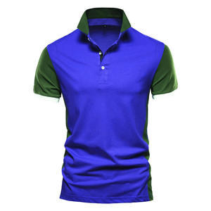 Polo en coton pour hommes grande taille avec logo brodé, polo de golf à manches courtes, polo respirant pour vêtements de sport, tenue décontractée - Product Image 6