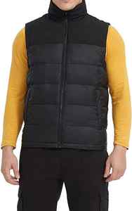 Nueva llegada hombres Puffer chaleco chaqueta para hombres impermeable Stand Collar Packable acolchado sin mangas transpirable Puffer chaleco - Product Image 5