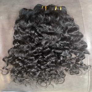 Wholesale Vendor 100% Cuticle Aligned Virgin Raw Indian Hair Human Long Mink Straight <b>Curly</b> Wave Wefted Bundles <b>Extensions</b> - Product Image 6