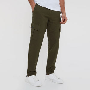 Pantalones Cargo de secado rápido transpirables para hombres Pantalones Cargo de moda para hombres de algodón de color personalizado hechos al aire libre con bolsillo - Product Image 5
