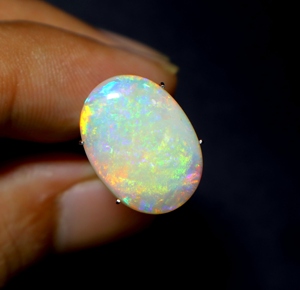 อัญมณีโอปอลทรงหลังเบี้ยทรงหลังเบี้ยจากออสเตรเลีย6กะรัตโอปอลแข็งคูลเพดโอปอลอัญมณีหลวม - Product Image 1