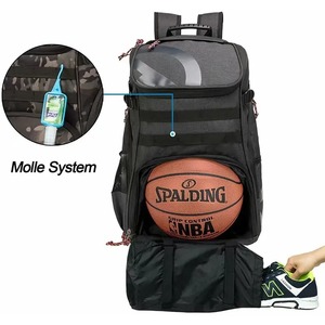 Sac à dos d'équipement de basket-ball, sac de transport de football pour hommes, sac à dos de volley-ball de Sport pour gymnase - Product Image 6