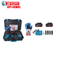 Clé à chocs sans fil Biyoti 20V, 1/2 pouce, couple élevé, 600 Nm, moteur sans balais, pour le bricolage