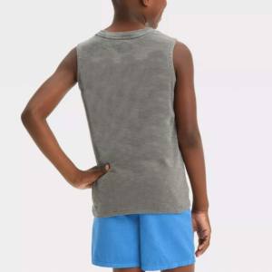 OEM niños sin mangas costilla chaleco verano niños algodón camiseta sin mangas para niños y niñas nuevo logotipo para los hombres - Product Image 5