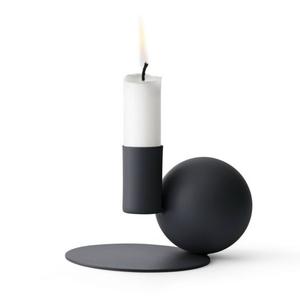 เชิงเทียนโลหะสีดำด้านสวยงามสำหรับงานแต่งงานคริสต์มาส - Product Image 3