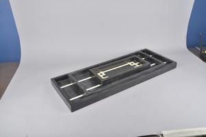 Bandeja de incrustaciones de hueso de forma Rectangular para manualidades, bandeja decorativa para el hogar para mesa de centro, patrón único, prueba de artesanía de hueso - Product Image 4