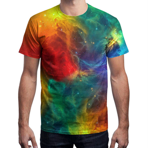 Camisetas con estampado de sublimación de poliéster 100%, camisetas de secado rápido transpirables con estampado Digital para hombres, venta al por mayor con personalización - Product Image 4