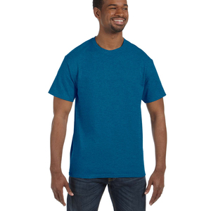 Breathable Anti-Pilling Dyed Short Sleeve Crew Neck <b>Pocket</b> Tee T <b>Shirt</b> for Summer Rib Fabric <b>with</b> Logo Pattern - Product Image 5