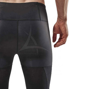 Pantalones Cortos de Compresión Casuales Más Vendidos para Hombre, Spandex/Poliéster, Secado Rápido, Ajuste Ceñido, Moda Playera - Product Image 4