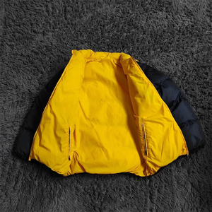 Chaqueta acolchada con estampado personalizado de alta calidad al por mayor para mujer chaqueta acolchada transpirable con capucha de lona de algodón para invierno - Product Image 5