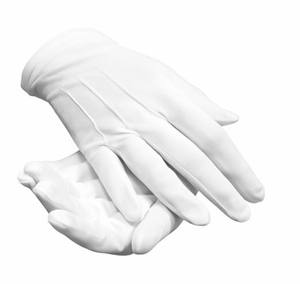 Guantes de Vestir Formales de Algodón Ceremonial para Guardia de Honor y Uso en Uniformes de Uso General de QUICK WAY INDUSTRIES - Product Image 1