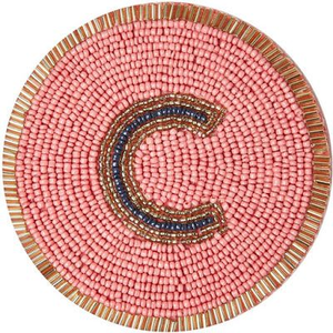 handmade <b>glass</b> beaded charger plate <b>table</b> top <b>glass</b> beaded <b>table</b> <b>mat</b> stylish latest floral <b>glass</b> bead placemat - Product Image 6