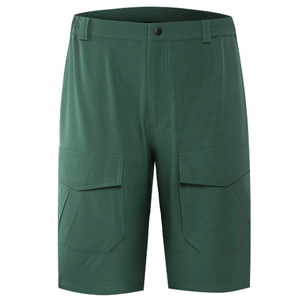 Venta al por mayor caliente en blanco de alta calidad 100% algodón Casual liso teñido transpirable secado rápido hombres pantalones cortos para la venta en línea - Product Image 3