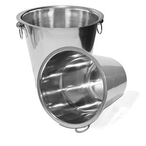 Vino galvanizado para manijas de cubo de hielo | Enfriador de bebidas aislado Barware 5L Capacidad para fiestas Bares Restaurantes Hoteles - Product Image 3