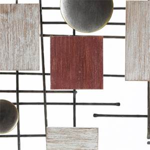 Fresque décorative Décor personnalisé Arts muraux en métal Montage mural facile Fait à la main Artisanat rustique en métal Paysage pour chambre à coucher - Product Image 2