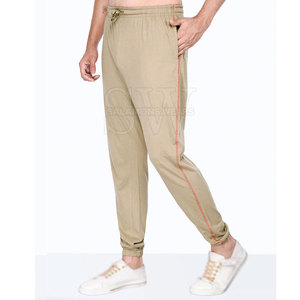 Pantalones deportivos de estilo moderno para hombre, pantalones de entrenamiento de mezcla de algodón suave, pantalones transpirables para uso casual para hombre - Product Image 2