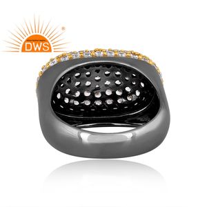 Anillo de declaración de piedras preciosas Cz Natural de plata de ley superventas, joyería personalizada para mujer, regalo para ella - Product Image 4