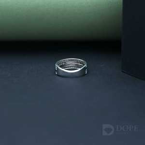 Custom Design 925 Sterling Silver Gents Diamond Ring with Street Style <b>Edge</b> For Every Occasion - Product Image 5