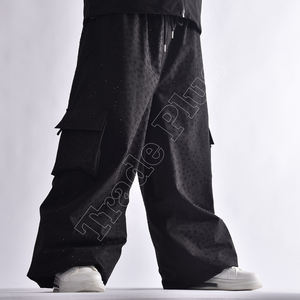 Pantalones de esquí y snowboard de invierno holgados clásicos personalizables impermeables transpirables con función a prueba de viento y cierre de cremallera - Product Image 2