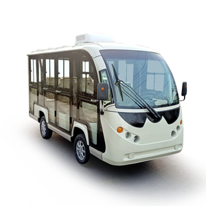 Nueva certificación, puerta cerrada de coche de turismo de 11 plazas con aire acondicionado, autobús de lujo, autobús de vehículo eléctrico a la venta - Product Image 2