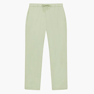 Pantalones Casuales de Lino y Algodón para Hombre, Personalizados, Corte Recto Ajustado, Cintura Elástica, Colores Sólidos, Ligeros, Talla Personalizable - Product Image 6