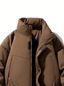 Veste à bulles d'hiver de qualité supérieure pour hommes vestes en duvet à bulles chaudes d'extérieur légères et régulières pour hommes - Product Image 2