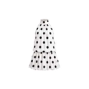 Robe Mini Balloon à Pois avec Détail Baglama - Sari - Sari - Product Image 3