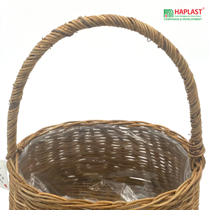 2023 New Arrival Bamboo <b>Basket</b> Vietnam Hand Woven Plastic PP Storage <b>Baskets</b> Trendy <b>Wicker</b> Fruit Storage <b>Cheap</b> Price Multi-Sized - Product Image 4