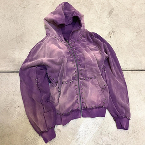 Suéter de alta calidad, sudaderas con bordado de socorro, logotipo personalizado, alta calidad, 500 Gsm, peso pesado, 100% algodón, gran tamaño, desteñido al sol - Product Image 4