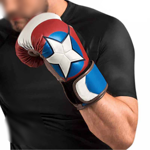 Guantes de Boxeo Profesionales de MMA con Cierre de Velcro, Colores Personalizados, Cuero Genuino, Transpirables, Agarre Antideslizante, Unisex, para Exteriores - Product Image 4