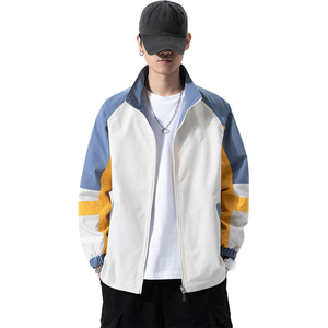 2025 vestes en toile matelassée personnalisées en gros style de baseball recadrée avec col bleu pour enfants veste pour hommes - Product Image 1