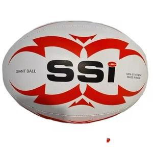 Ballon de match S.S International Giant résistant aux intempéries avec caoutchouc synthétique de couleur personnalisable pour toutes les conditions - Product Image 1