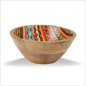 High Quality Customized Modern Sustainable Wooden Resin Bowl for Party Table Decoration Wholesale for <b>Chocolate</b> Wood - Product Image 3