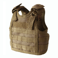 Mini-gilet tactique porte-bouteille de bière réglable Molle, support de bouteille de boisson isotherme 600D/PU, taille unique pour usage extérieur